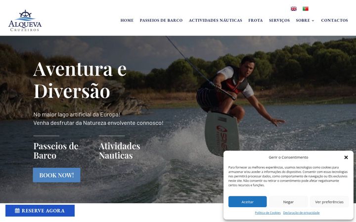 Screenshot of alquevacruzeiros.pt