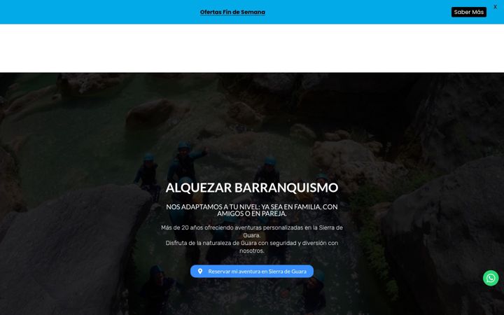 Screenshot of alquezarbarranquismo.com