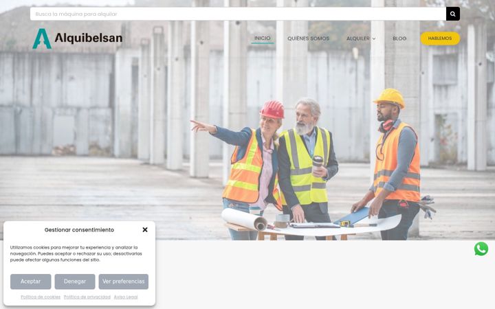 Screenshot of alquibelsan.com