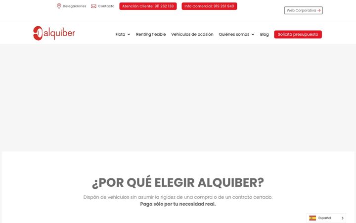 Екранна снимка на alquiber.es