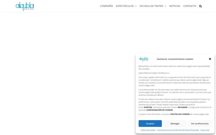 Екранна снимка на alquiblateatro.es