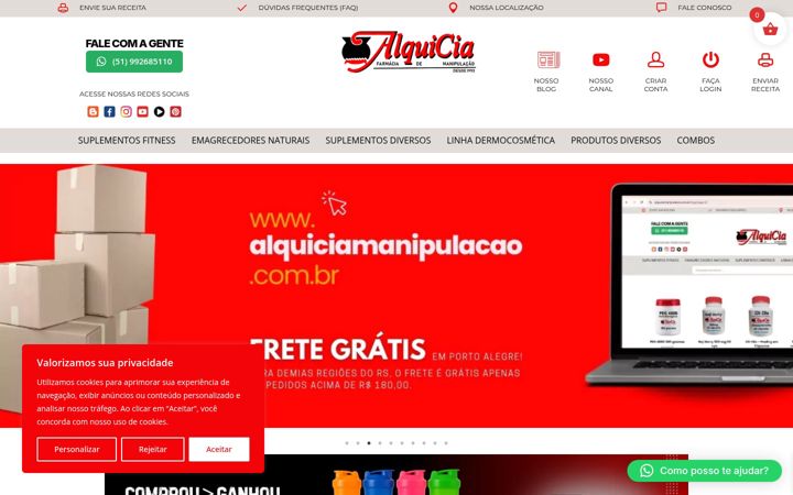 Posnetek zaslona alquiciamanipulacao.com.br