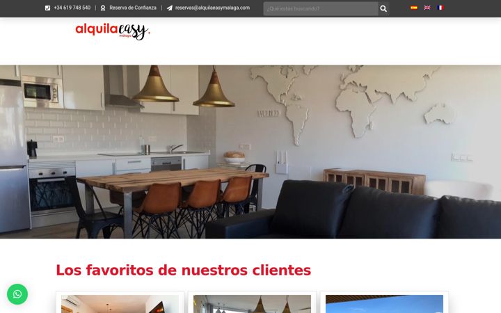 Екранна снимка на alquilaeasymalaga.com