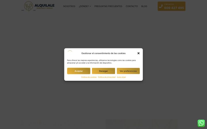 Screenshot of alquilale.com