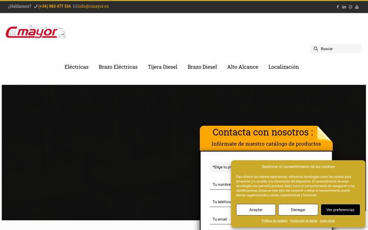 Screenshot of alquilaplataformas.es