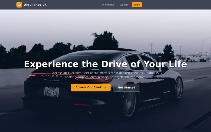 Screenshot of alquilar.co.uk
