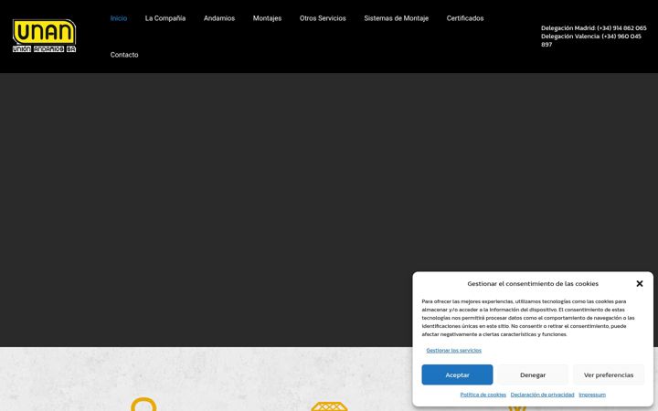 Screenshot of alquilarandamio.com