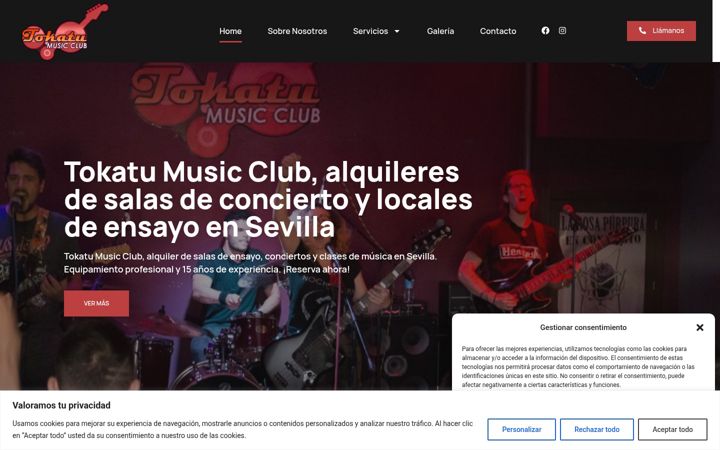 Screenshot of alquilarlocalsevilla.com