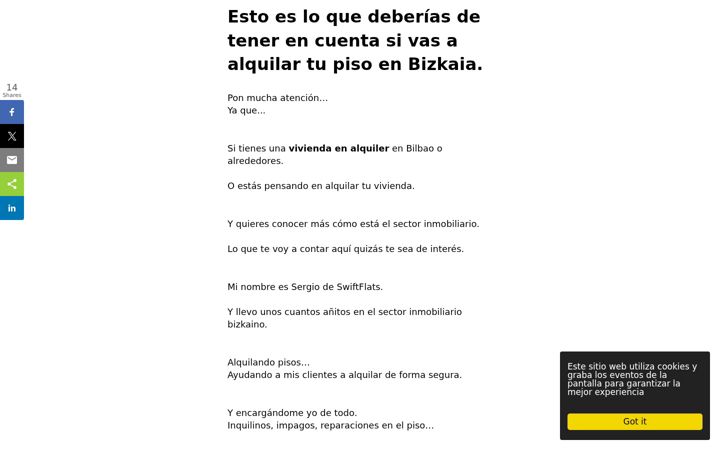 Screenshot of alquilarpisobilbao.es
