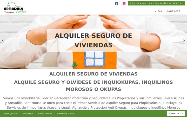 Screenshot of alquilarseguro.com