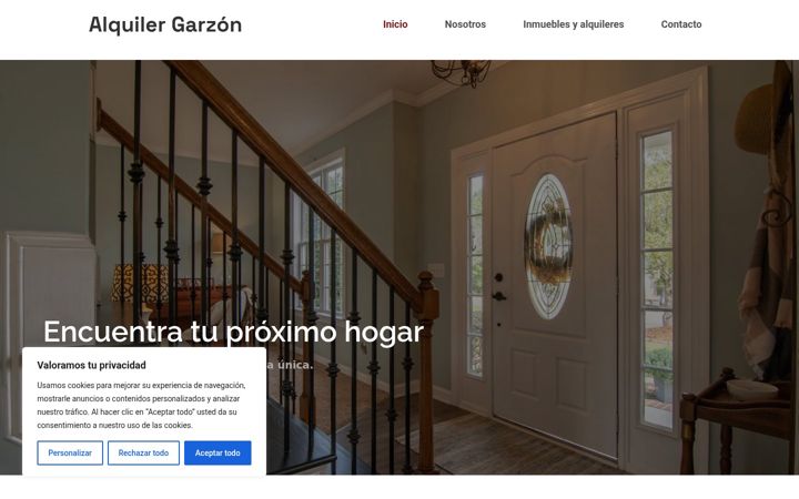 Screenshot of alquiler-garzon.es