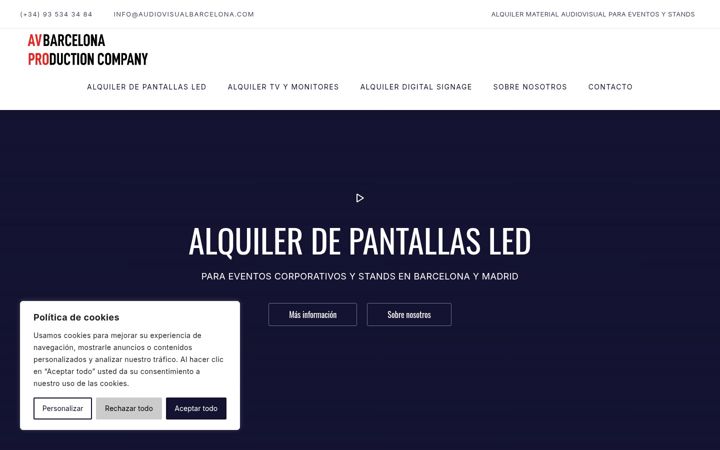 Screenshot of alquiler-pantalla-led-barcelona.com