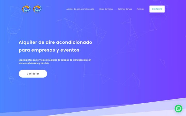 Zrzut ekranu alquileraireacondicionado.com