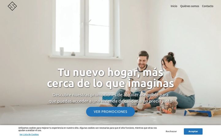 Screenshot of alquilerasequible.com
