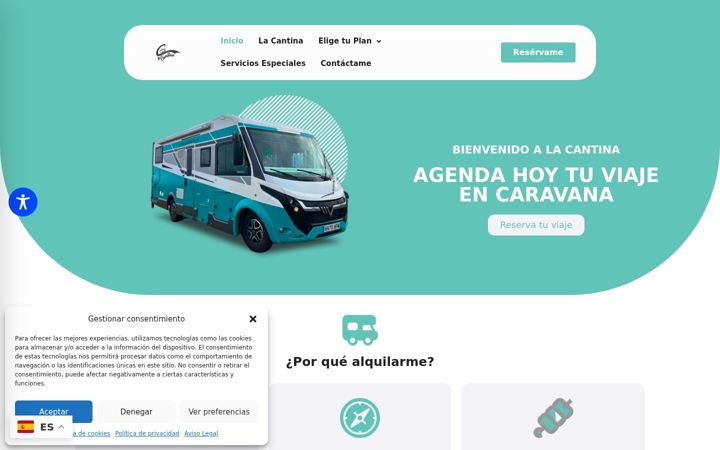 Screenshot of alquilerautocaravanazaragoza.com