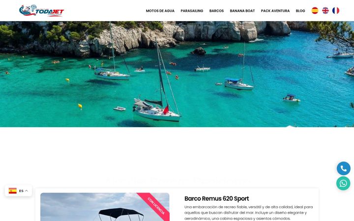 Screenshot του alquilerbarcobenidorm.com
