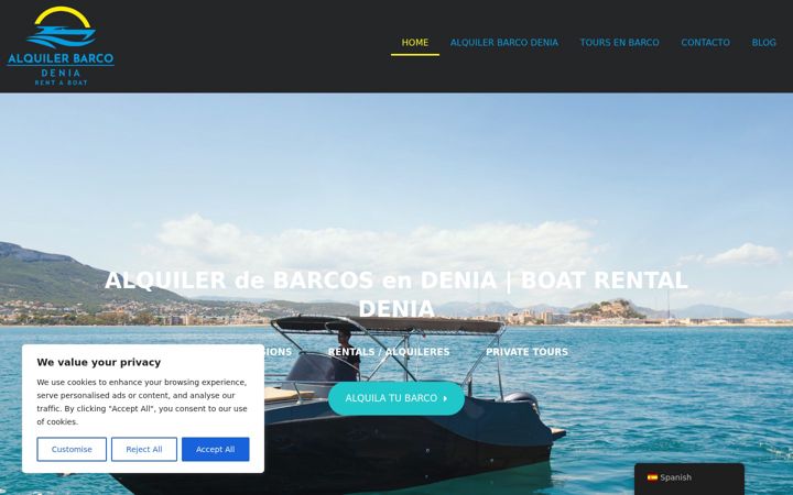 Screenshot του alquilerbarcodenia.com
