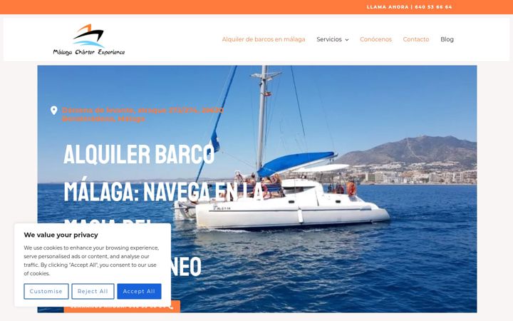 Screenshot του alquilerbarcomalaga.com