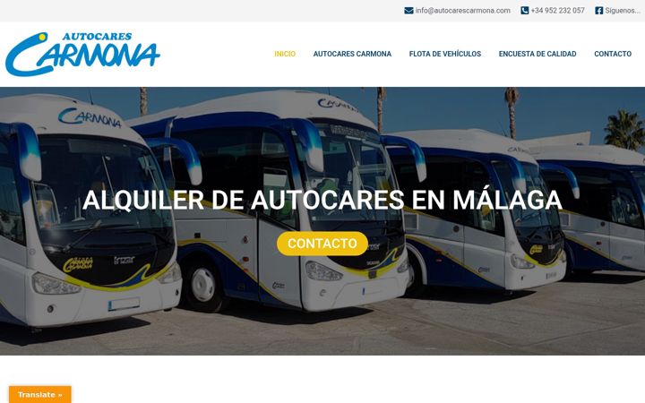 Screenshot of alquilerdeautocaresenmalaga.com