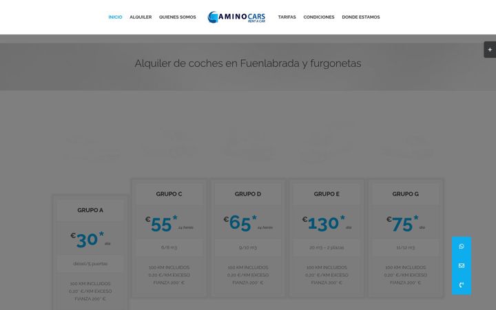 Screenshot of alquilerdecochesenfuenlabrada.es