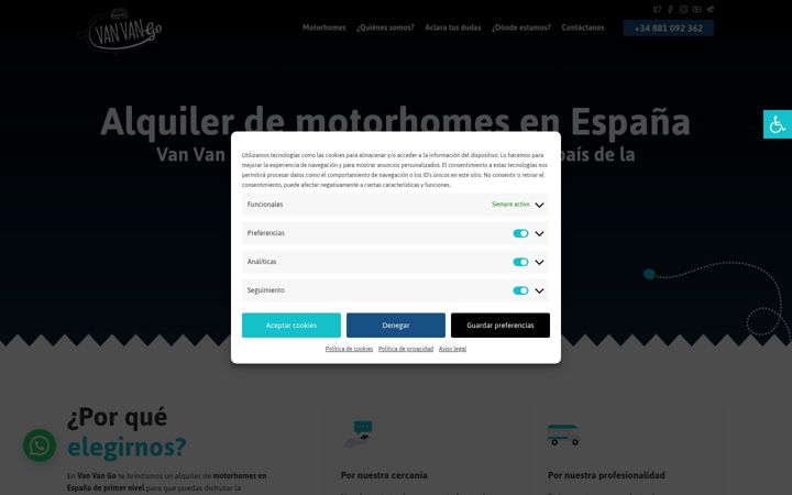 Screenshot of alquilerdemotorhomes.com.ar