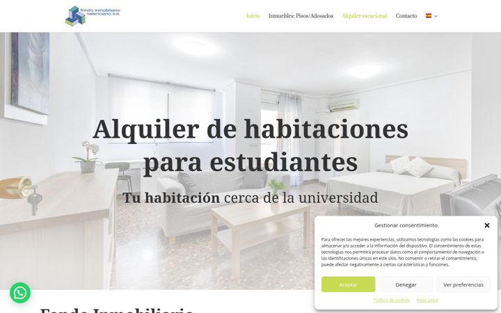Screenshot of alquilerenburjasot.com