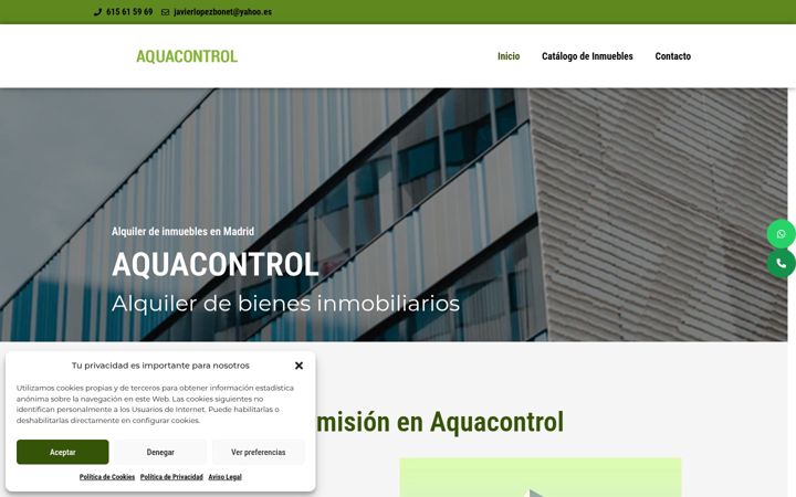 Screenshot of alquilerescontrol.es