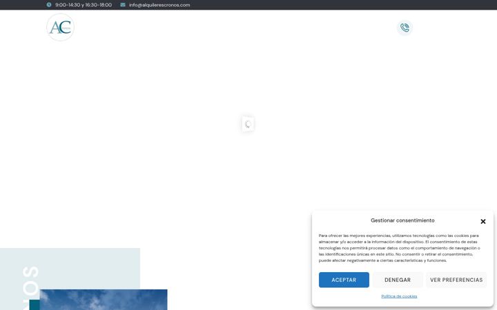Screenshot of alquilerescronos.com