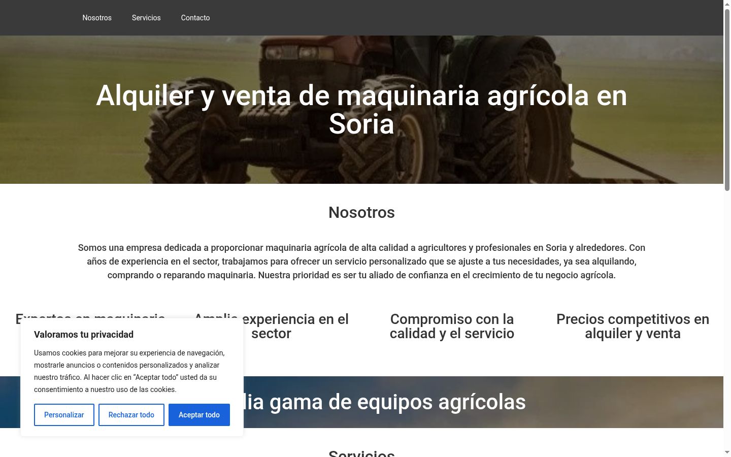 Screenshot tal-banner tal-kunsens muri qabel kwalunkwe interazzjoni