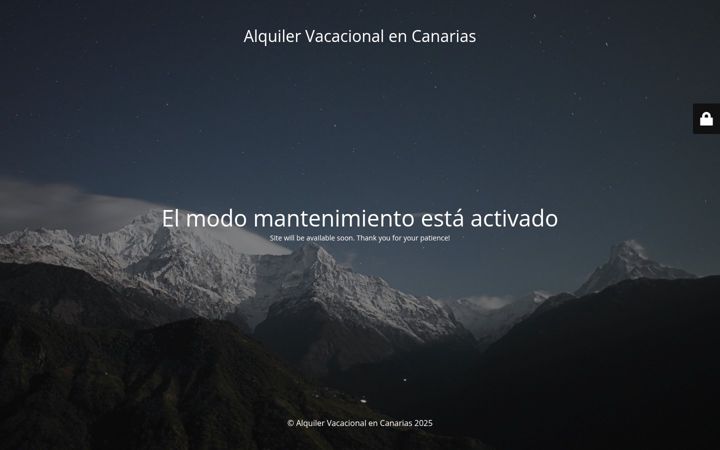 Ekrānuzņēmums no alquilervacacionalencanarias.com
