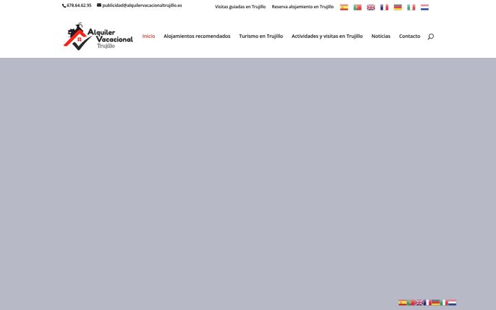 Skærmbillede af alquilervacacionaltrujillo.es