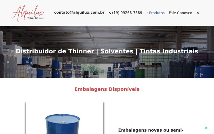 Skærmbillede af alquilux.com.br