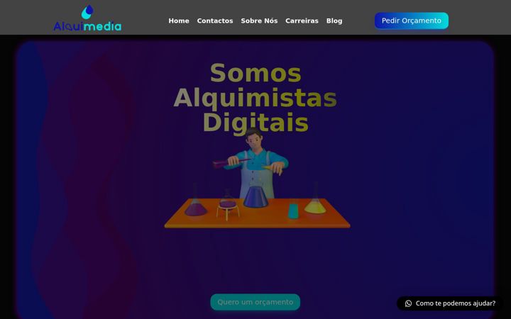 Screenshot di alquimedia.pt
