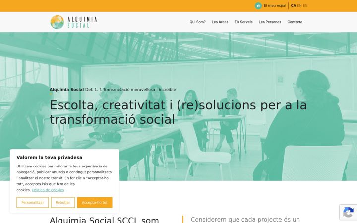Screenshot of alquimia.social