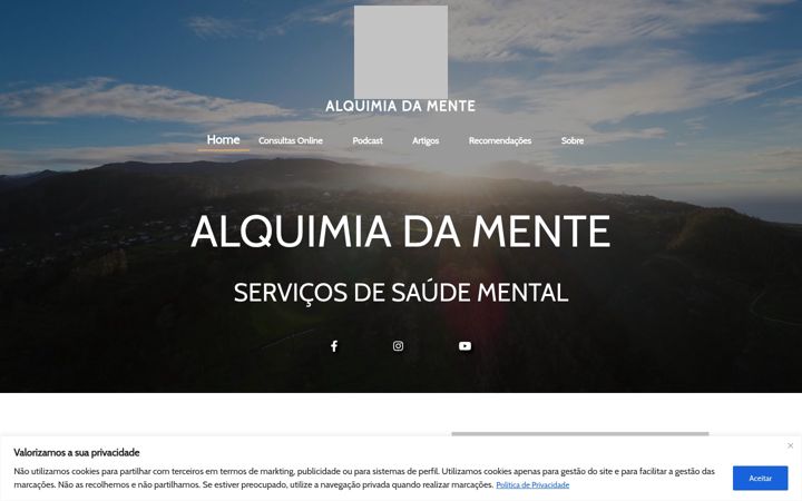 Screenshot of alquimiadamente.pt