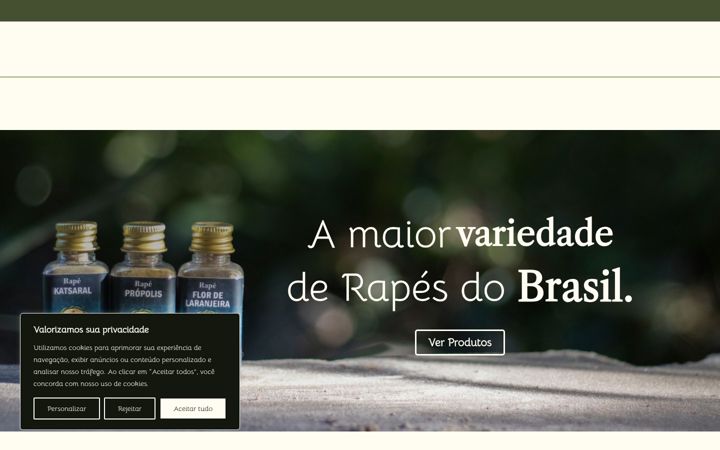Screenshot of alquimiadasplantas.com