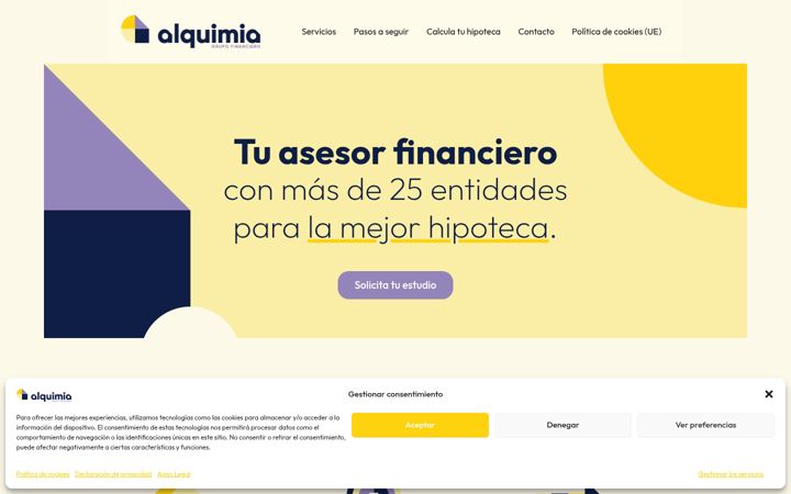 Screenshot di alquimiafinancia.com
