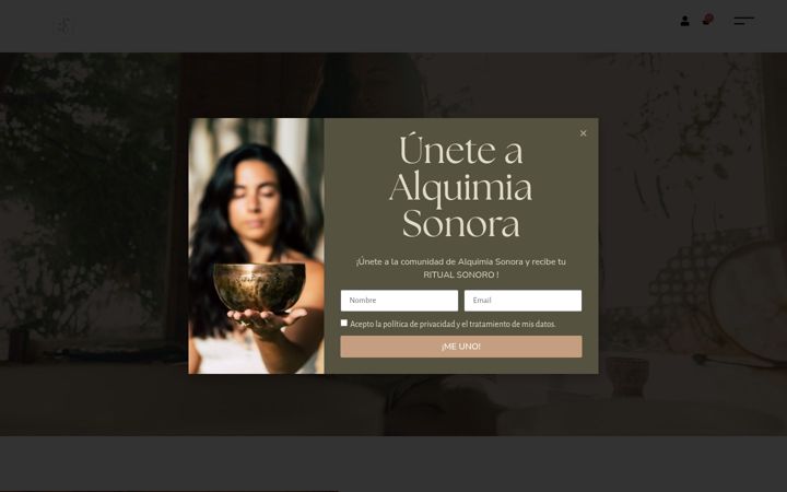 Screenshot of alquimiasonora.es