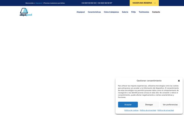 Screenshot of alquipool.es