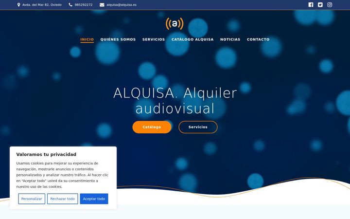 Screenshot di alquisa.es