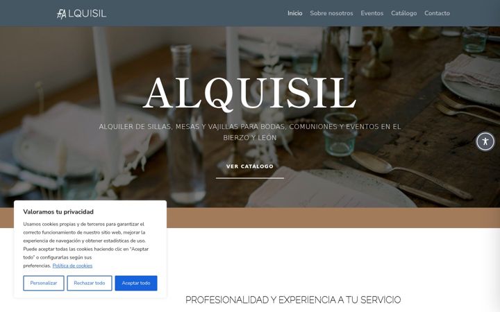 Screenshot of alquisil.eu