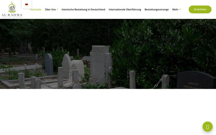Screenshot di alrahma-bestattungen.de