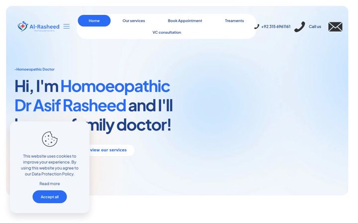 Captură de ecran a alrasheedhomoeopathicclinic.com