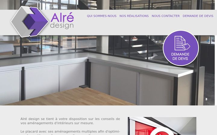 Screenshot of alre-design.com