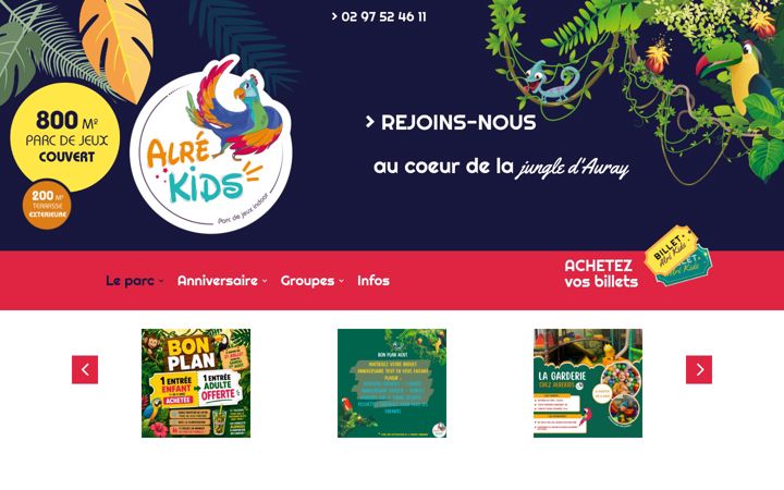 Screenshot of alrekids.bzh