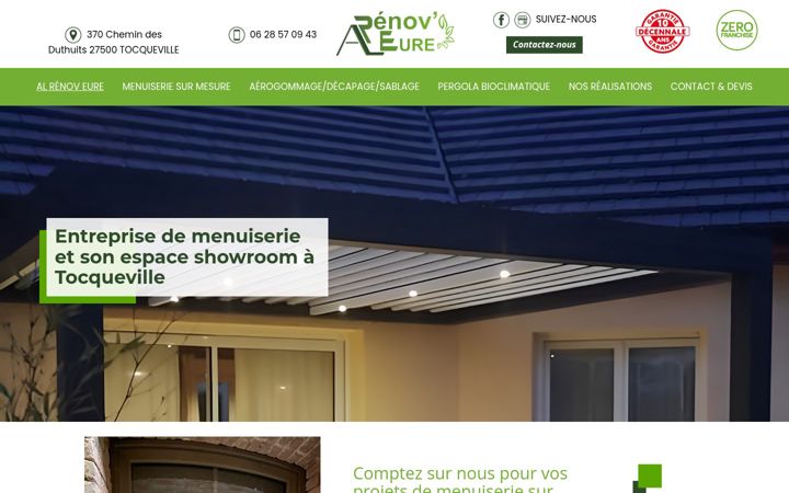 Screenshot of alrenoveure.fr
