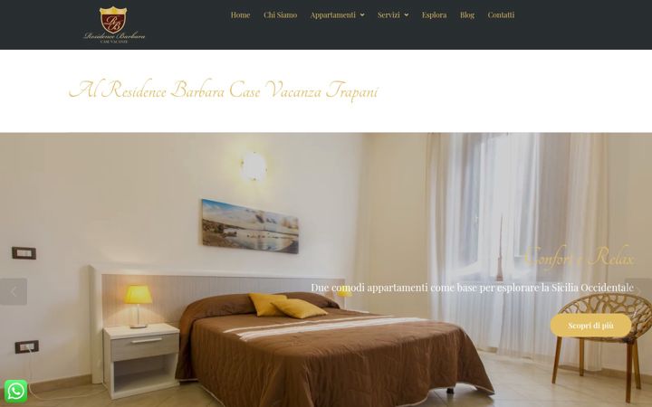 Screenshot of alresidencebarbara.com
