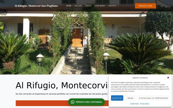 Screenshot von alrifugio.com