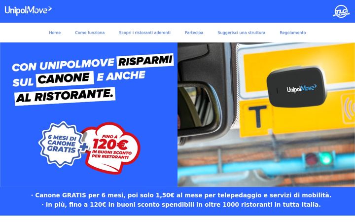 Screenshot of alristoranteconunipolmove2.it