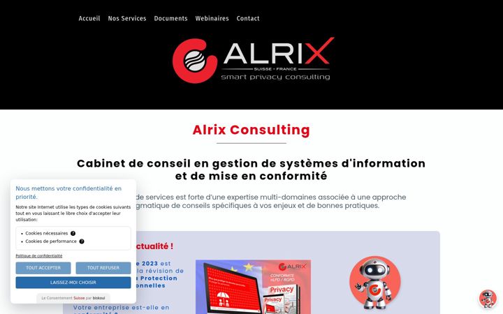 Screenshot of alrix.ch